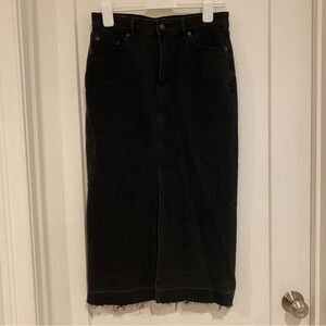 GAP denim midi skirt